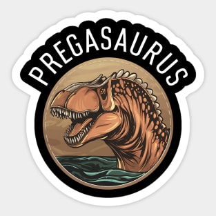 Pregasaurus Sticker